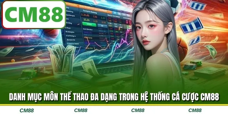 Danh mục môn thể thao đa dạng trong hệ thống cá cược CM88